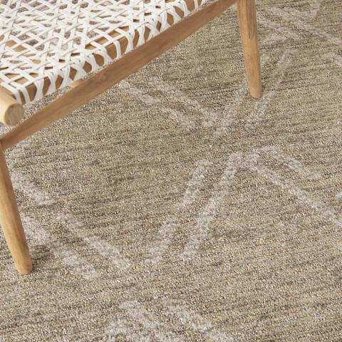 Taupe Modern Rug Venosa VSN01 