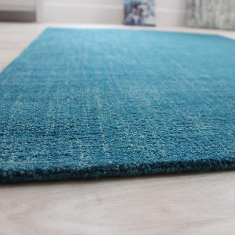 Teal Tweed Rug 