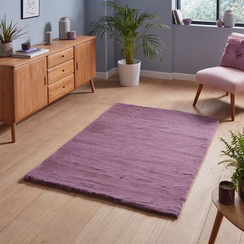 Teddy Soft Shaggy Lavender Rug 