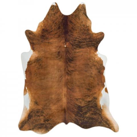 Texas Faux Cowhide Rugs in Chestnut