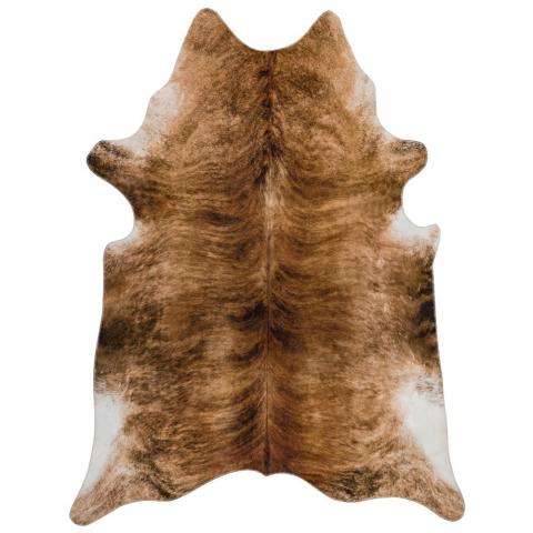 Texas Faux Cowhide Rugs in Brown