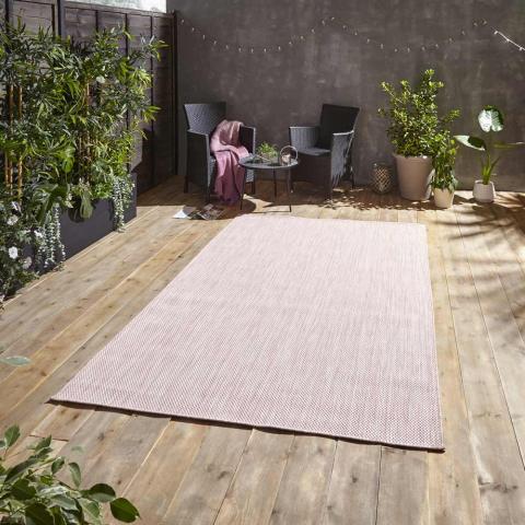 Thin Outdoor Rug Pop Rose 