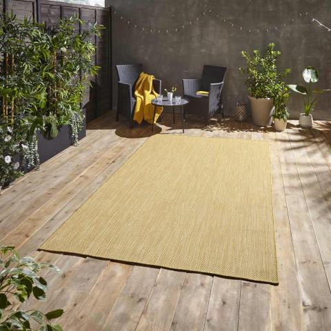 Thin Outdoor Rug Pop Yellow 