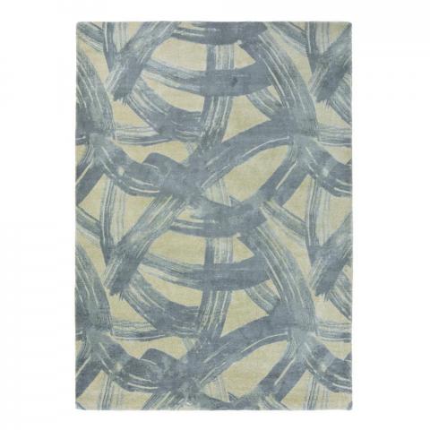 Thyphonic Contemporary Wool Rugs 140504 Graphite Grey by Harlequin