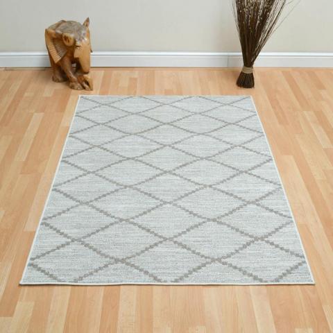 Tibet Diamond Rugs in Taupe