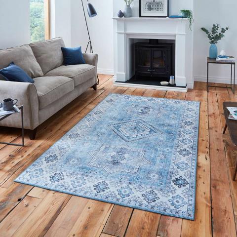 Topaz G4705 Traditional Light Blue Rug 