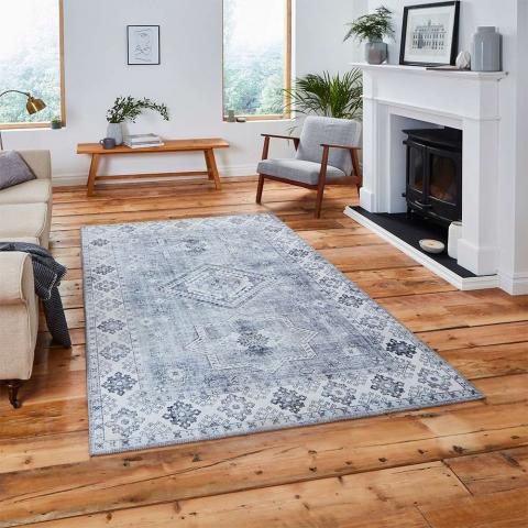 Topaz G4705 Traditional Silver Rug 