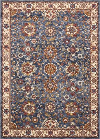 Traditional style Lagos Rug LAG04 Blue 