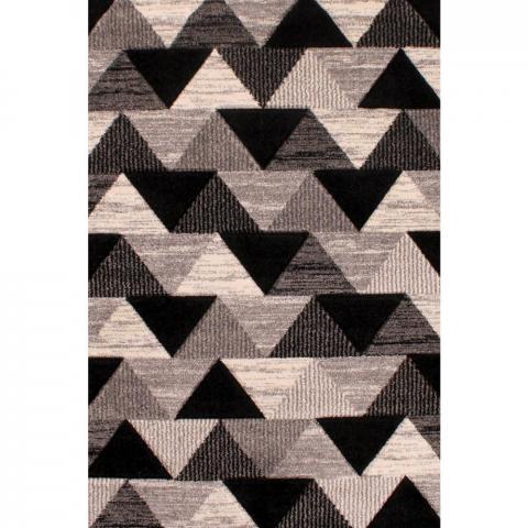 Triangle Rugs in Dark Light Grey