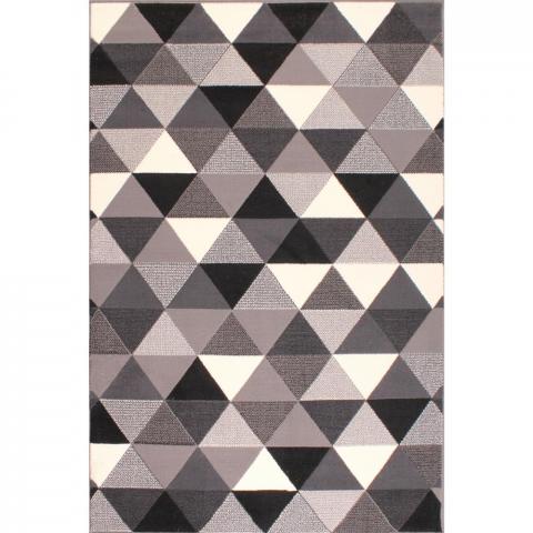 Triangle Rugs in Grey