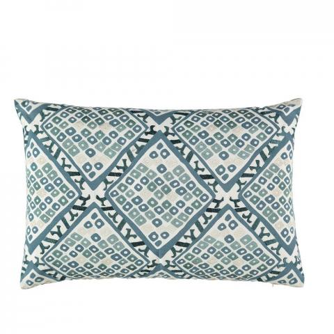 Triano Cushion by William Yeoward in Denim