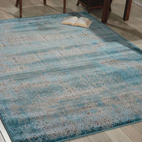 Tribal Rug Karma Blue KRM01 