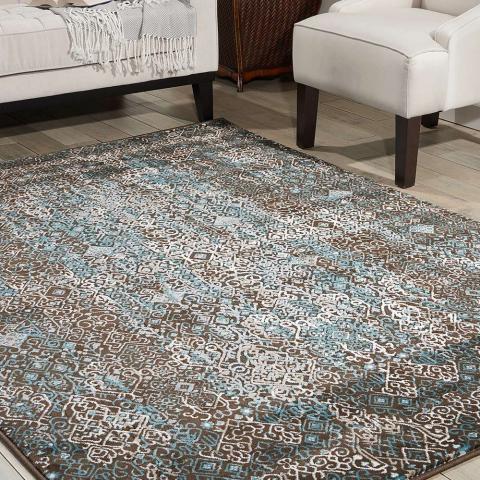 Tribal Rug Karma Blue KRM04 