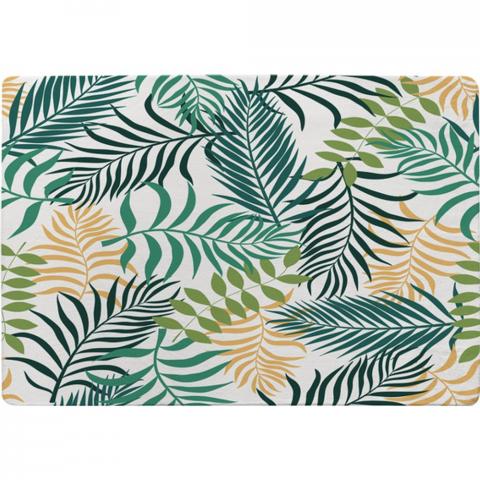 Tropical Palm Leaves Designer Rug - Green / 200cm