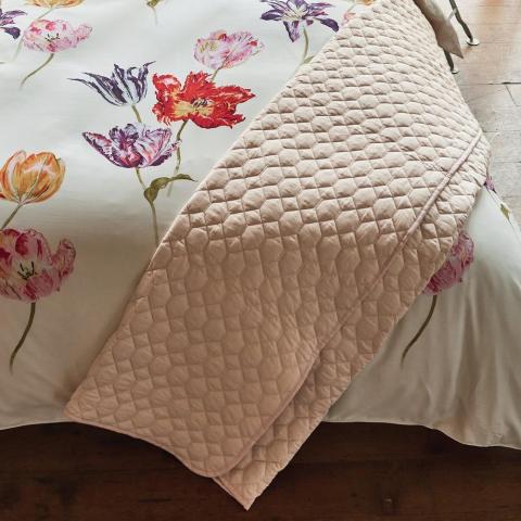 Tulipomania Designer Throw By Sanderson in Amethyst