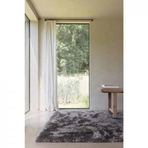 Uni Adore Shaggy Rugs 207 001 950 in Grey by Ligne PurePure