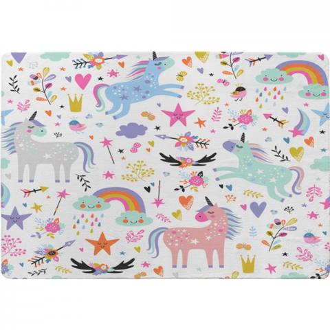 Unicorns Designer Rug - Pink / 150cm