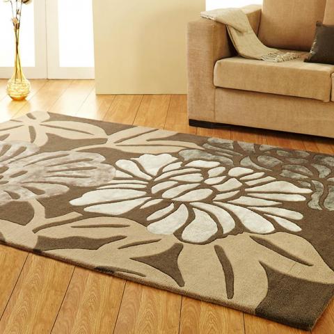 Unique Divine rugs in Chocolate Beige