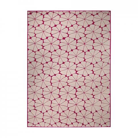 Urbania Rugs 4015 03 in Berry and Beige by Esprit