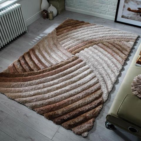 Verge Furrow Rugs in Natural