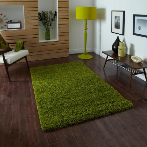 Vista Shaggy Rugs 2236 Green