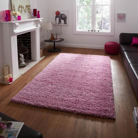 Vista Shaggy Rugs 2236 Pink