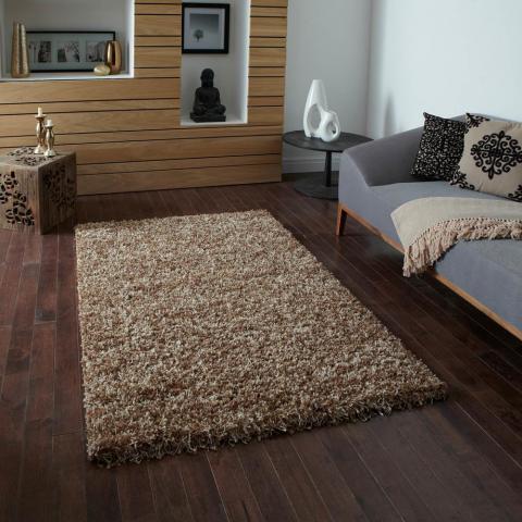 Vista Shaggy Rugs 3547 Beige