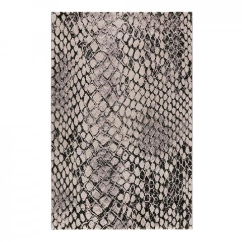 Weconhome Snake rugs 0722 04 in Slate and Black