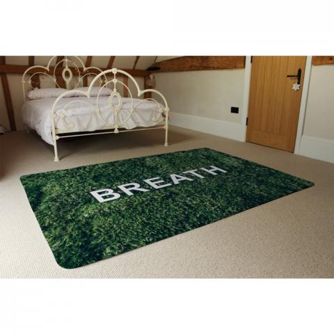 Wellness Breath Designer Rug - Green / 230cm