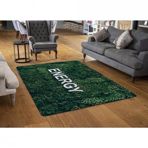 Wellness Energy Designer Rug - Green / 110cm