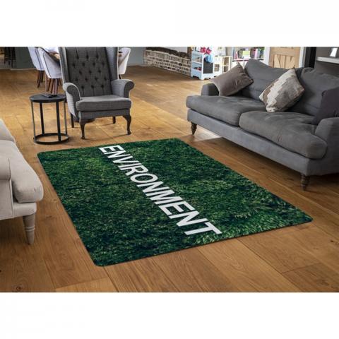 Wellness Environment Designer Rug - Green / 110cm