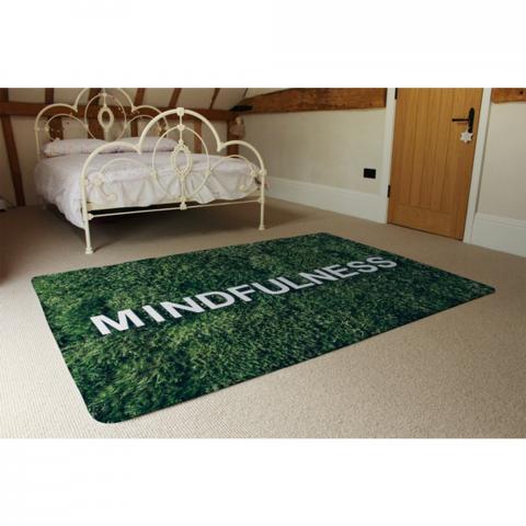 Wellness Mindfulness Designer Rug - Green / 230cm