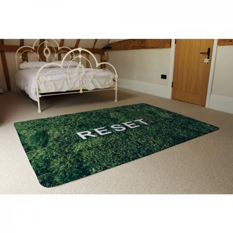 Wellness Reset Designer Rug - Green / 230cm