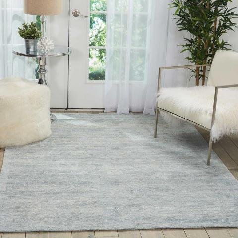 Weston Rugs WES01 by Nourison in Aqua Marine