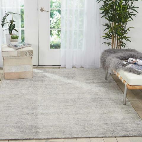 Weston Rugs WES01 by Nourison in Silver Birch