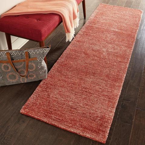 Weston Runners WES01 by Nourison in Brick