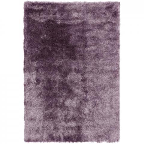 Whisper Shiney Shaggy Rugs in Heather