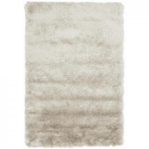 Whisper Shiney Shaggy Rugs in Champagne