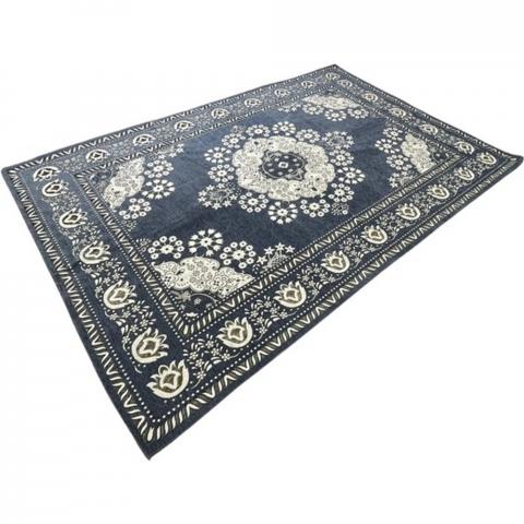 Woven Jacquard Chenille Rug 138x200cm - Grey