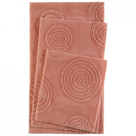 Yoga Bath Mats 2439 03 in Coral Pink by Esprit