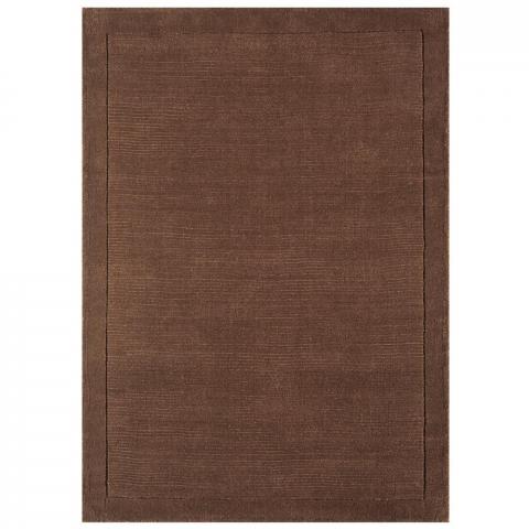 York Rugs in Chocolate Brown