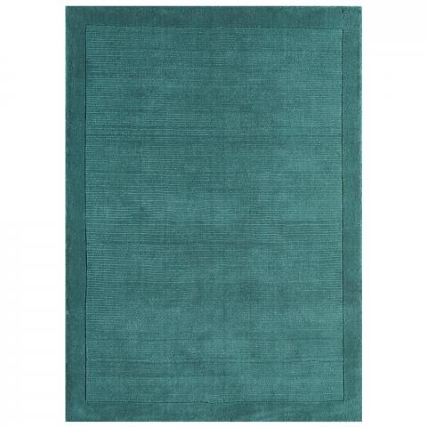 York Rugs in Teal