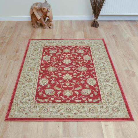 Ziegler Rugs 7709 in Red and Cream