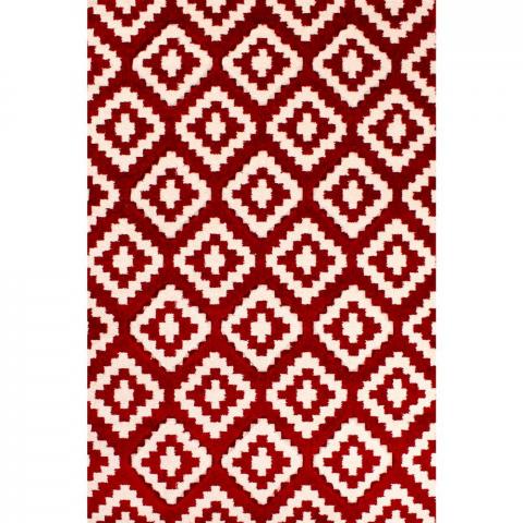 Zircon Rugs in Red White